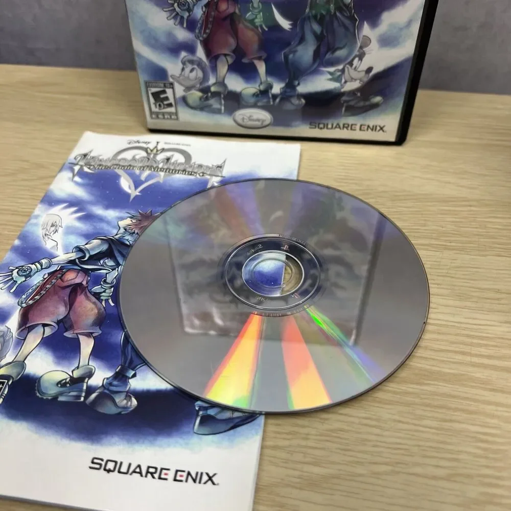 Sony PlayStation 2 Kingdom Hearts Re: Chain of Memories Manual Tested Complete